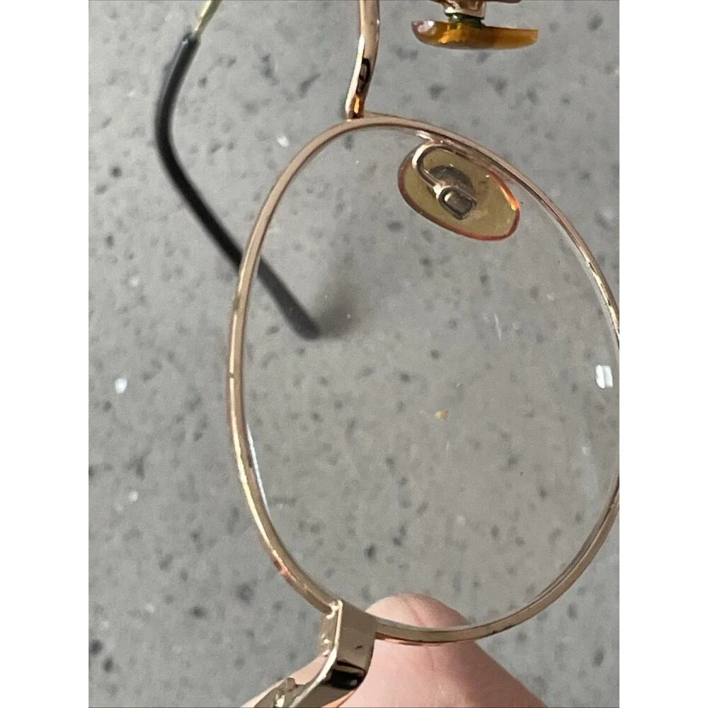 Kenmark Gallery Oval Flex Eyeglasses FRAMES ONLY 51-20-140 gold full rim READ